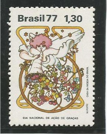 C1019 AÇÃO DE GRAÇAS - 1977  - 3144 Mint 