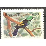C1038 PÁSSAROS BRASILEIROS -TANGARÁ 1978 MINT 3168