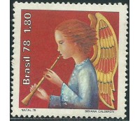 C1073 - NATAL ANJO/FLAUTA 1978 MINT 3217