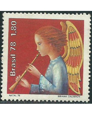 C1073 - NATAL ANJO/FLAUTA 1978 MINT 3217