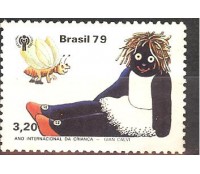 C1124 BONECA DE PANO 1979 NOVO 3295