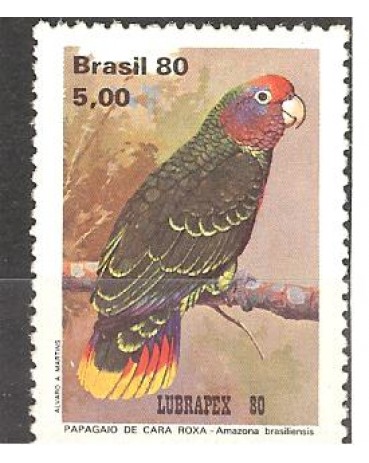 C1167 VII LUBRAPEX - PAPAGAIO CARA ROXA - N
