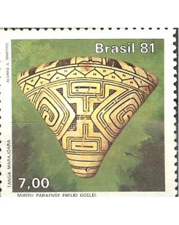 C1195 ARTES POPULARES - TANGA MARAJOARA - NOVO 3397 - 1981