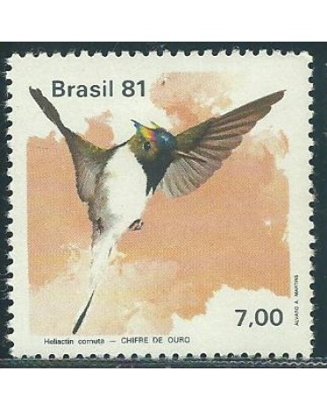 C1198 - BEIJA-FLORES - CHIFRE DE OURO - 1981  NOVO 3401