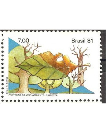 C1204 - MEIO AMBIENTE - FLORESTA - 1981  MINT  3409