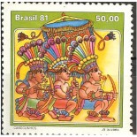 C1214 - BAILADOS POPULARES - CABOCLINHOS - Mint 3422