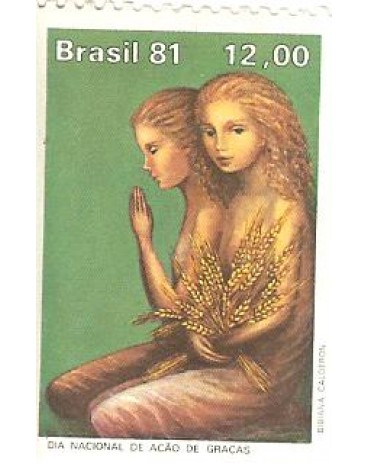 C1236 AÇÃO DE GRAÇAS - MINT 1981 - 3453