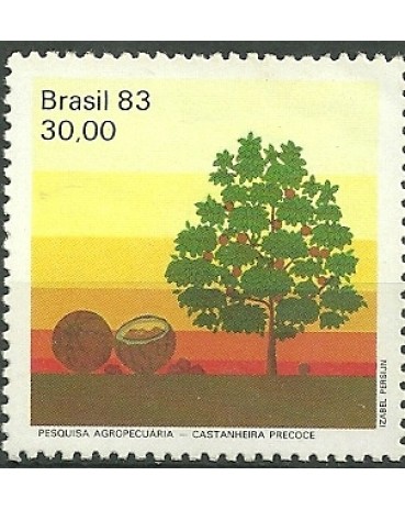 C1316  PESQUISA AGROPECUÁRIA -CASTANHEIRA - MINT 3531 - 1983