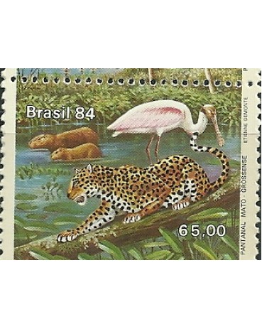 C1396 -  PANTANAL - ONÇA 1984  NOVO 3594