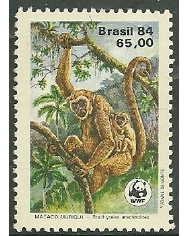 C1401  FAUNA BRASILEIRA - MACACO FILHOTE - Mint 3599