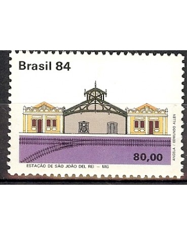 C1409  PATRIMÔNIO FERROVIÁRIO  - EST.S.J. DEL REI - Novo 3613 , 1984