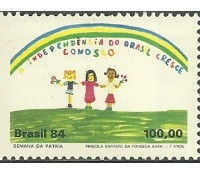 C1412 SEMANA DA PÁTRIA - CRIANÇA/ARCO -  1984 NOVO 3617