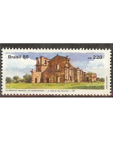 C1448   PATRIMÔNIO M. DA HUMANIDADE - S.M. DAS MISSÕES  -  1985 NOVO 3660