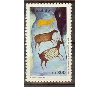 C1455 PINTURAS RUPESTRES - CERCA GRANDE - 1985   -  3664 mint