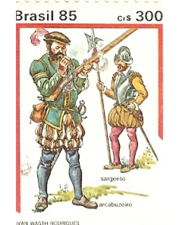 C1478  UNIFORMES MILITARES 1985  - SÉCULO XVI - MINT 3688