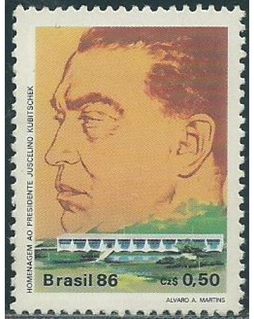 C1518  JUSCELINO KUBITSCHEK 1986  NOVO 3743  