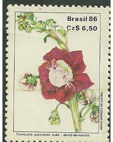 C1524  FLORA BRASILEIRA - ABRICÓ 3755 Mint