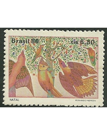 C1531  NATAL - PÁSSAROS  - AVES/ÁRVORE 3768 Mint