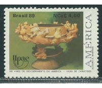 C1649 DESC. DA AMÉRICA -  UPAEP - VASO 1989 MINT 3960
