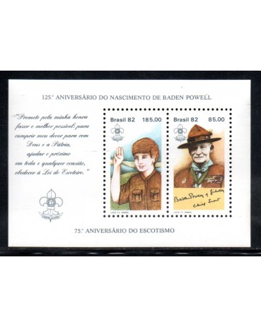 B53 75° Aniversário do Escotismo, mint  3999