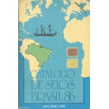 1986 CATÁLOGO RHM 1986 DE SELOS DO BRASIL - USADO. BEM CONSERVADO 4314  Consulte Frete