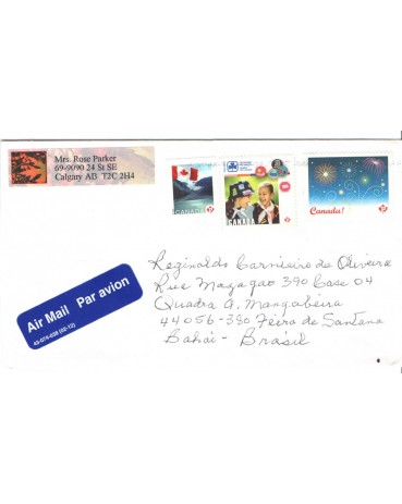 Escotismo CANADÁ - ENVELOPE CIRCULADO CANADÁ/BRASIL - ESCOTISMO 4368