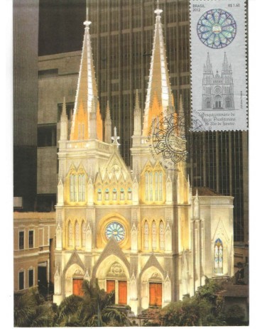 2012 Máximo Postal 275 150 ANOS DA IGREJA PRESBITERIANA NO BRASIL 2012 - RJ  4617