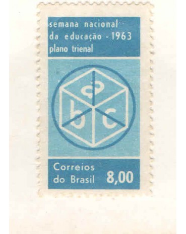 C487 - SEMANA NACIONAL DE EDUCAÇÃO 1963 - M