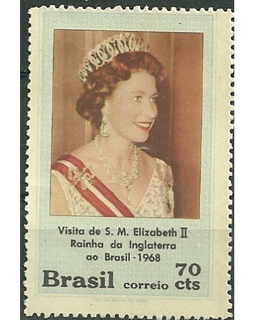 C617 - RAINHA ELISABETH II 1968, M
