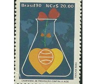 C1676 - PREV.CONTRA A AIDS 1990 MINT 4718