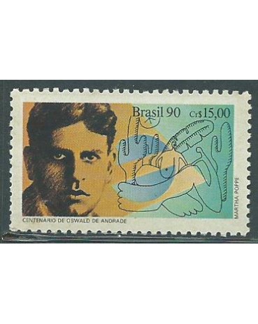 C1709 - DIA DO LIVRO  - O. DE ANDRADE 1990 NOVO 4761