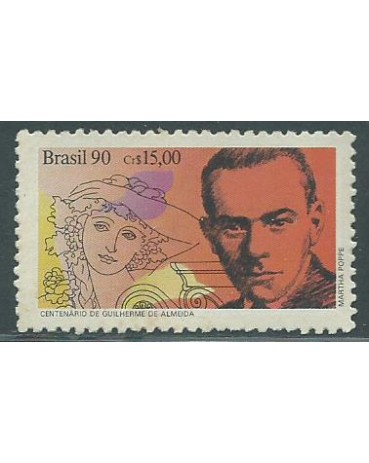 C1710 - DIA DO LIVRO  - G. ALMEIDA  1990  MINT 4762