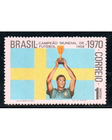 C680 - TRICAMPEÃO DE FUTEBOL - BELLINI 1970 - M - 4897a