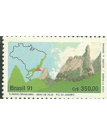 C1743 - TURISMO BRASILEIRO - DEDO DE DEUS - NOVO  4952