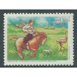 C1784 - ARBAPREX 92 - SELO DO BLOCO  CAVALEIRO,CÃO E AVE -  DO BLOCO  - MINT 5050