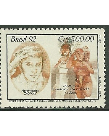 C1795  - EXPEDIÇÃO LANGSDORFF - A.A.TAUNAY 1992  MINT 5063