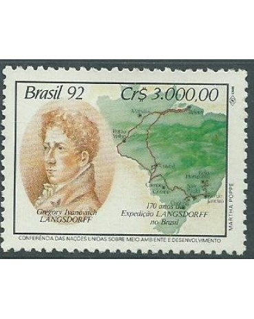 C1797  - EXPEDIÇÃO LANGSDORFF 1992  MINT 