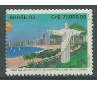 C1850  - CAPITAIS DA LÍNGUA PORTUGUESA - CRISTO 1993  NOVO 5148