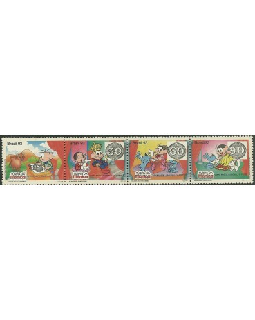 C1851/1854  - TURMA DA MÔNICA - OLHOS-DE-BOI 5150 1993 1º porte Novo