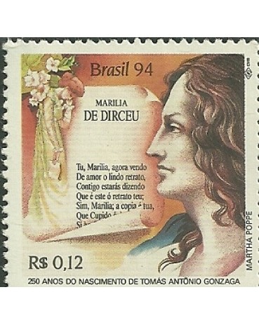 C1914 - LITERATURA BRASILEIRA -  TOMÁS - MINT 5247 - 1994