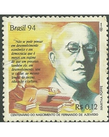 C1915 - LITERATURA BRASILEIRA -  F. DE AZEVEDO  1994  MINT  5245B