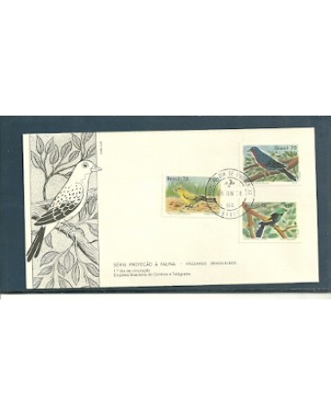 FDC150 - 1978 Pássaros Brasileiros  480