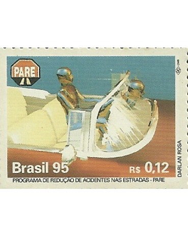 C1953 - REDUÇÃO DE ACIDENTES NAS ESTRADAS - CINTO 1995  MINT 5275 