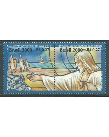 C2349/2350  NATAL - PESCADORES E JESUS 2000  MINT 5467 