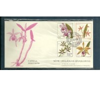 FDC207/1980 Série Orquídeas Brasileiras - Carimbos:BA 468