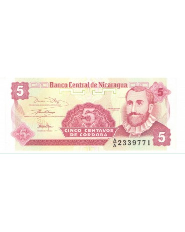 NICARÁGUA FE  5 CÓRDOBAS  -   5677