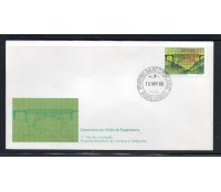 FDC212/1980 Centenário do Clube de Engenharia, carimbos:MG.CPA.BA.SP 514