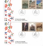 2009 FDC 722E/F DE 04/08/2009 SÉRIE EM DOIS ENVELOPES 5776