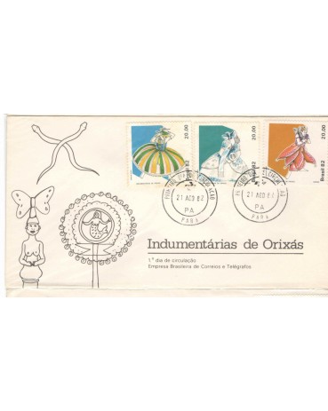 FDC262/1982  - 5812 CARIMBOS  SP, RJ, BA