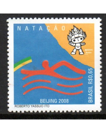 C2760 OLIMPÍADA DE PEQUIM 2008 - NATAÇÃO  5853  Mint